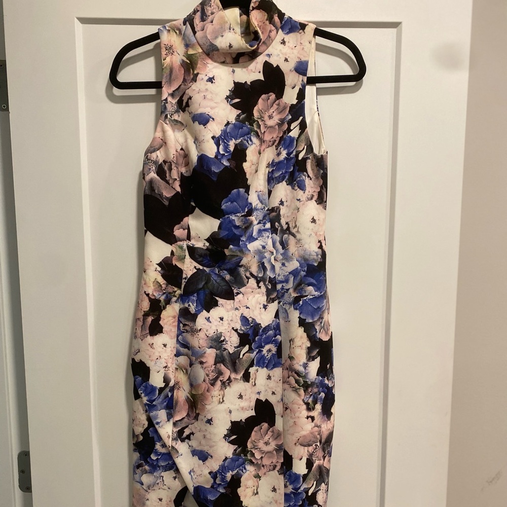 Keepsake Fitted floral dress